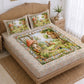 CHHAVI INDIA 210 TC Microfiber Printed King Size Bedsheet With 2 Pillow Covers