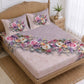 CHHAVI INDIA 210 TC Microfiber Printed King Size Bedsheet With 2 Pillow Covers
