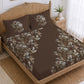 CHHAVI INDIA 210 TC Microfiber Printed King Size Bedsheet With 2 Pillow Covers