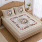 CHHAVI INDIA 210 TC Microfiber Printed King Size Bedsheet With 2 Pillow Covers