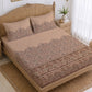 CHHAVI INDIA 210 TC Microfiber Printed King Size Bedsheet With 2 Pillow Covers
