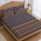 CHHAVI INDIA 210 TC Microfiber Printed King Size Bedsheet With 2 Pillow Covers