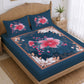 CHHAVI INDIA 210 TC Microfiber Printed King Size Bedsheet With 2 Pillow Covers