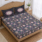 CHHAVI INDIA 210 TC Microfiber Printed King Size Bedsheet With 2 Pillow Covers