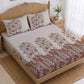 CHHAVI INDIA 210 TC Microfiber Printed King Size Bedsheet With 2 Pillow Covers