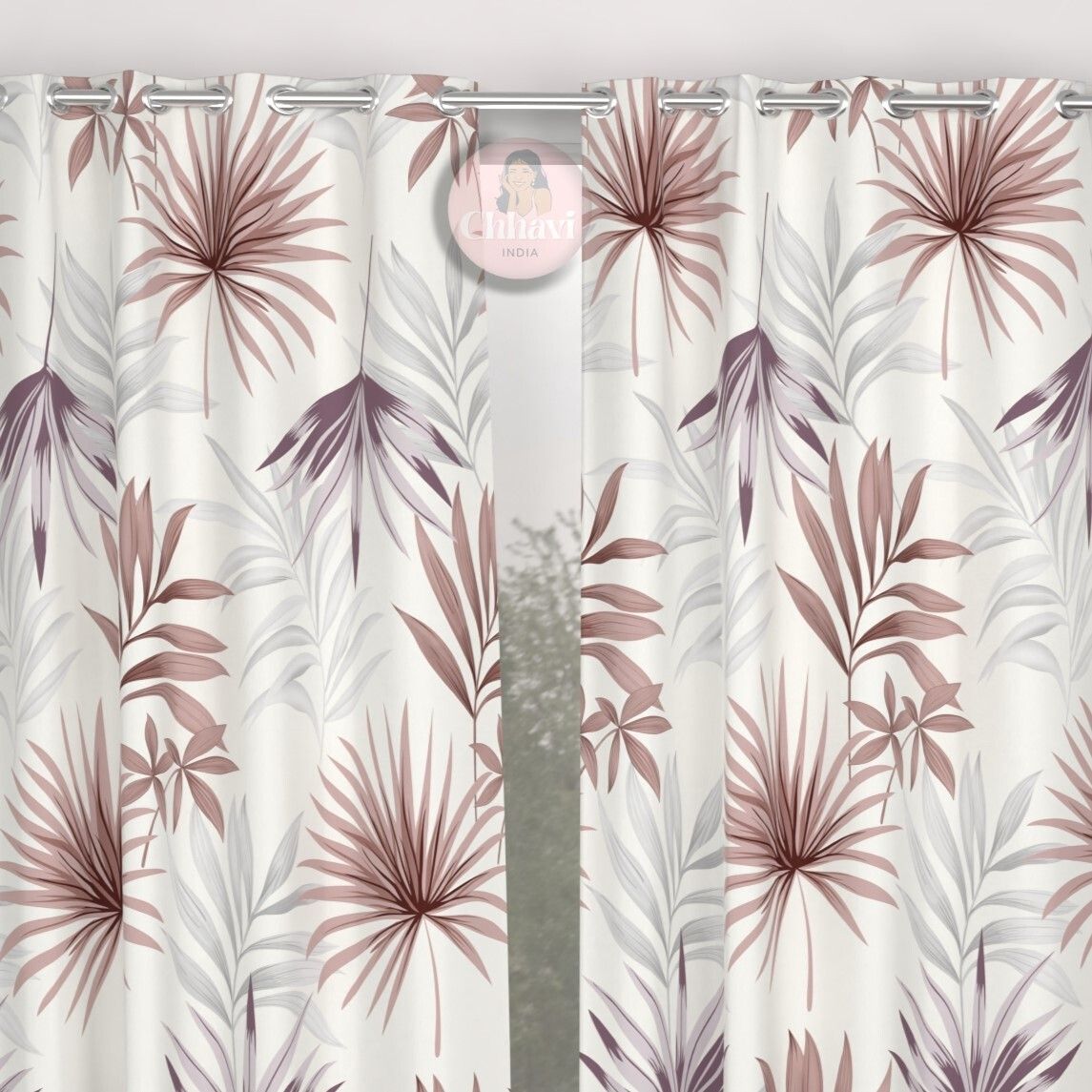 CHHAVI INDIA DESIGNER PRINTED DOOR CURTAIN PACK OF 2