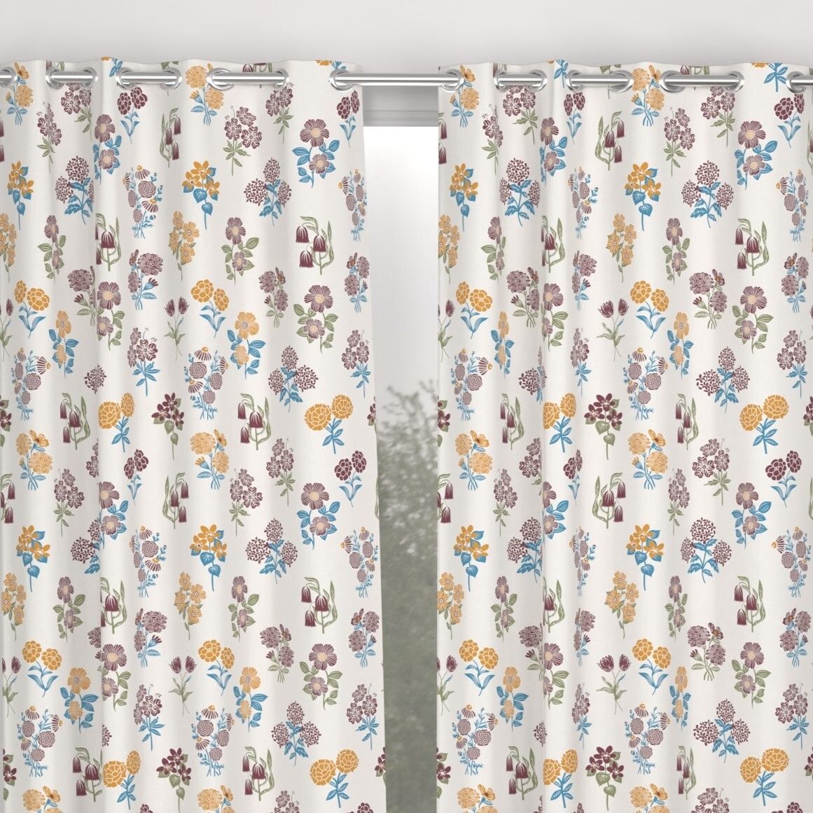 CHHAVI INDIA DESIGNER PRINTED DOOR CURTAIN PACK OF 2