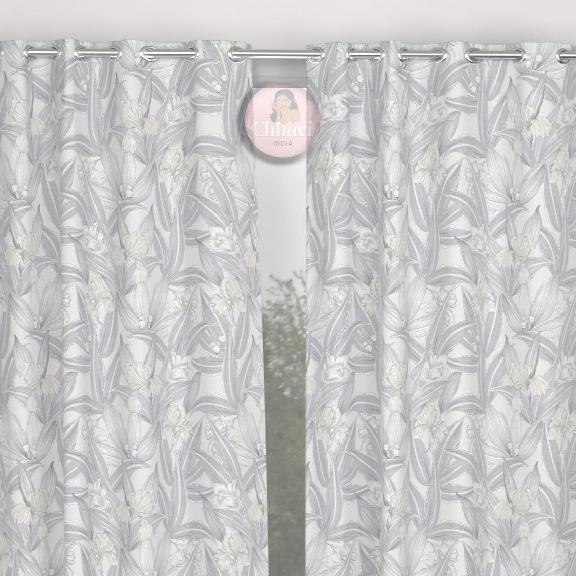 CHHAVI INDIA DESIGNER PRINTED DOOR CURTAIN PACK OF 2