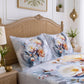 CHHAVI INDIA 210 TC Microfiber Printed King Size Bedsheet With 2 Pillow Covers