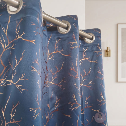 CHHAVI INDIA DESIGNER PRINTED BLACKOUT DOOR CURTAIN PACK OF 2