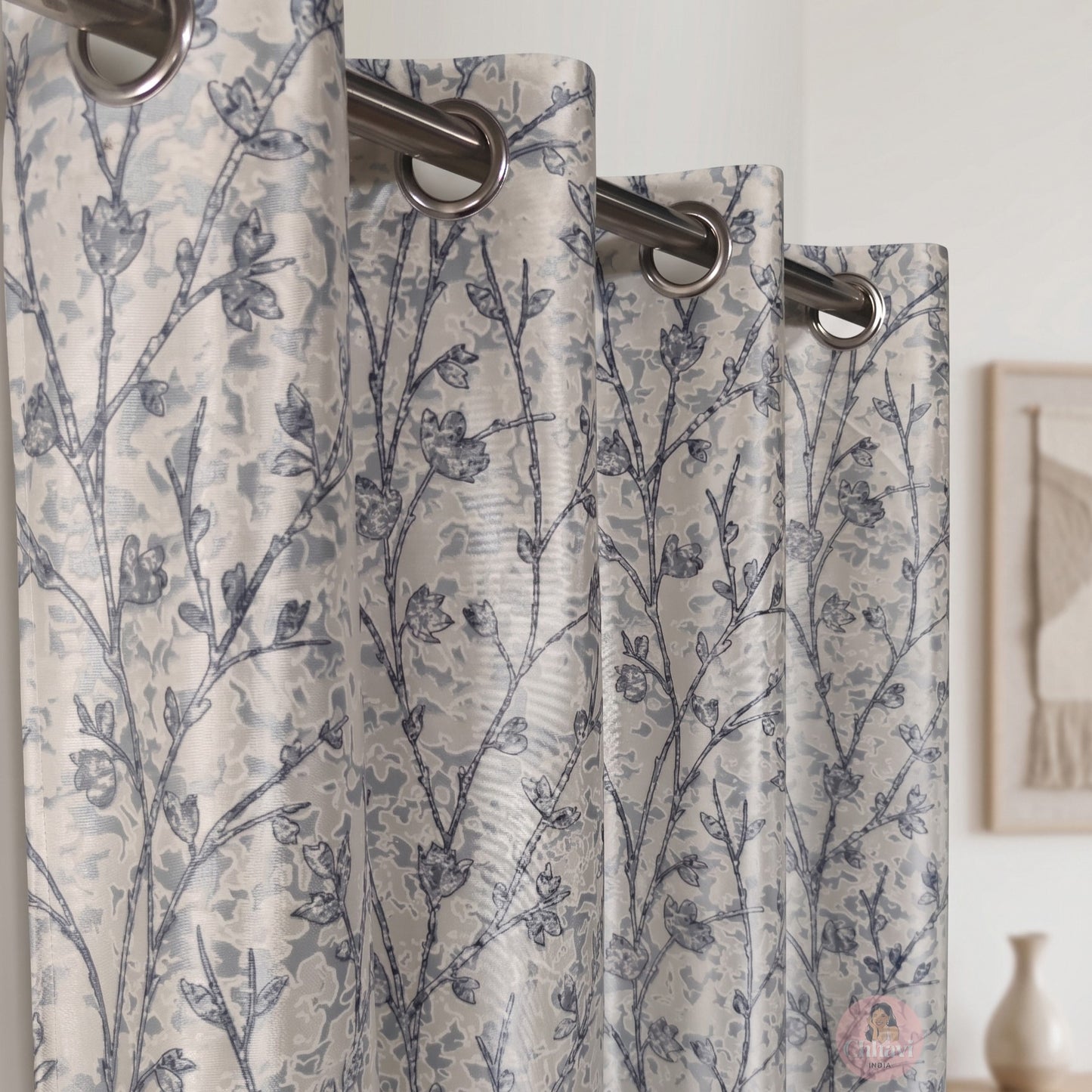 CHHAVI INDIA DESIGNER PRINTED DOOR CURTAIN PACK OF 2