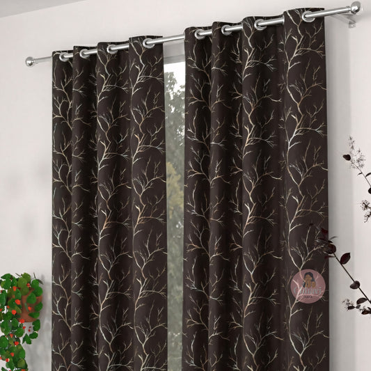 CHHAVI INDIA DESIGNER PRINTED BLACKOUT DOOR CURTAIN PACK OF 2
