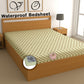 CHHAVI INDIA 210 TC Microfiber Waterproof Printed Fitted (Elastic) Bedsheet
