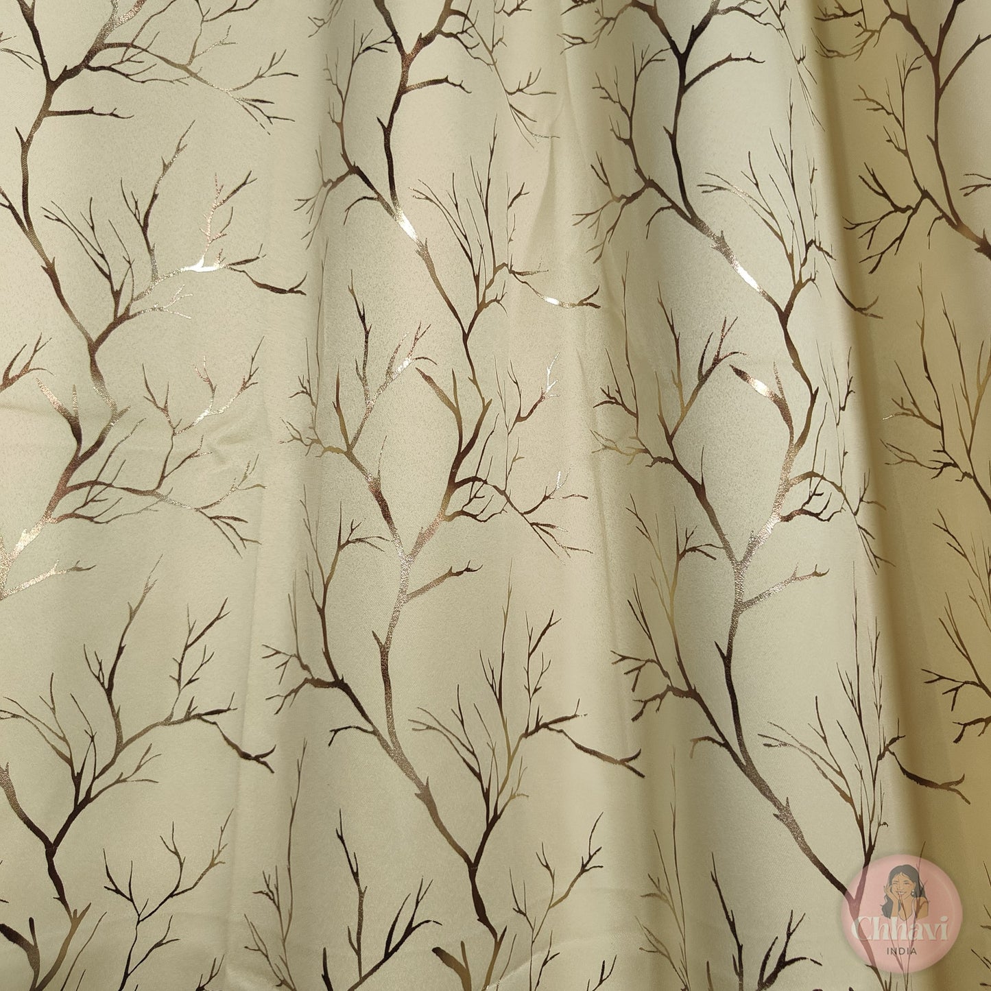 CHHAVI INDIA DESIGNER PRINTED BLACKOUT DOOR CURTAIN PACK OF 2