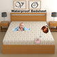 CHHAVI INDIA 210 TC Microfiber Waterproof Printed Fitted (Elastic) Bedsheet
