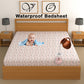 CHHAVI INDIA 210 TC Microfiber Waterproof Printed Fitted (Elastic) Bedsheet