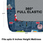 CHHAVI INDIA 210 TC Microfiber Double Fitted  Size Printed Bedsheet with pillow covers