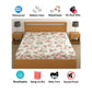 CHHAVI INDIA 210 TC Microfiber Waterproof Printed Fitted (Elastic) Bedsheet