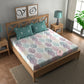 CHHAVI INDIA 210 TC Microfiber Printed Double Bedsheet With Pillow Covers