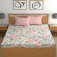 CHHAVI INDIA 210 TC Microfiber Printed Double Bedsheet With Pillow Covers