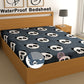 CHHAVI INDIA 210 TC Microfiber Waterproof Printed Fitted (Elastic) Bedsheet
