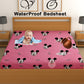 CHHAVI INDIA 210 TC Microfiber Waterproof Printed Fitted (Elastic) Bedsheet