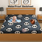 CHHAVI INDIA 210 TC Microfiber Waterproof Printed Fitted (Elastic) Bedsheet