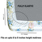 CHHAVI INDIA 210 TC Microfiber Double Fitted  Size Printed Bedsheet