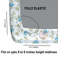 CHHAVI INDIA 210 TC Microfiber Double Fitted  Size Printed Bedsheet
