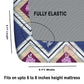 CHHAVI INDIA 210 TC Microfiber Double Fitted  Size Printed Bedsheet