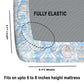 CHHAVI INDIA 210 TC Microfiber Fitted Double Size Printed Bedsheet With 2 Pillow covers