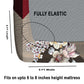 CHHAVI INDIA 210 TC Microfiber Double Fitted  Size Printed Bedsheet