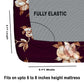 CHHAVI INDIA 210 TC Microfiber Double Fitted  Size Printed Bedsheet