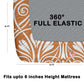 CHHAVI INDIA 180 TC Microfiber Double Fitted  Size Printed Bedsheet