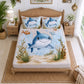 CHHAVI INDIA 210 TC Microfiber Printed King Size Bedsheet With 2 Pillow Covers