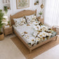 CHHAVI INDIA 210 TC Microfiber Printed King Size Bedsheet With 2 Pillow Covers