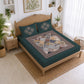 CHHAVI INDIA 210 TC Microfiber Printed King Size Bedsheet With 2 Pillow Covers