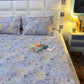 CHHAVI INDIA 210 TC Microfiber Printed King Size Bedsheet With Pillow Covers
