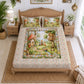 CHHAVI INDIA 210 TC Microfiber Printed King Size Bedsheet With 2 Pillow Covers