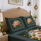 CHHAVI INDIA 210 TC Microfiber Printed King Size Bedsheet With 2 Pillow Covers