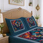 CHHAVI INDIA 210 TC Microfiber Printed King Size Bedsheet With 2 Pillow Covers