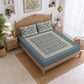 CHHAVI INDIA 210 TC Microfiber Printed King Size Bedsheet With 2 Pillow Covers