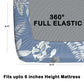 CHHAVI INDIA 210 TC Microfiber Double Fitted  Size Printed Bedsheet with pillow covers