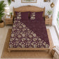 CHHAVI INDIA 210 TC Microfiber Printed King Size Bedsheet With 2 Pillow Covers