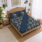 CHHAVI INDIA 210 TC Microfiber Printed King Size Bedsheet With 2 Pillow Covers