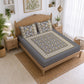 CHHAVI INDIA 210 TC Microfiber Printed King Size Bedsheet With 2 Pillow Covers