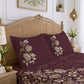 CHHAVI INDIA 210 TC Microfiber Printed King Size Bedsheet With 2 Pillow Covers