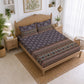 CHHAVI INDIA 210 TC Microfiber Printed King Size Bedsheet With 2 Pillow Covers