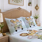 CHHAVI INDIA 210 TC Microfiber Printed King Size Bedsheet With 2 Pillow Covers