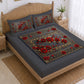 CHHAVI INDIA 210 TC Microfiber Printed King Size Bedsheet With 2 Pillow Covers